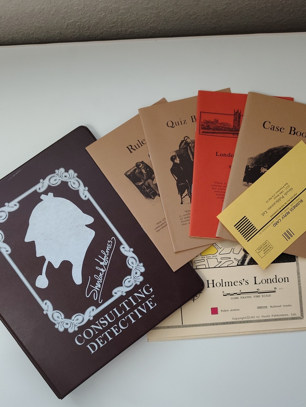 Rare! New 1982 Sherlock Holmes Consulting Detective Game